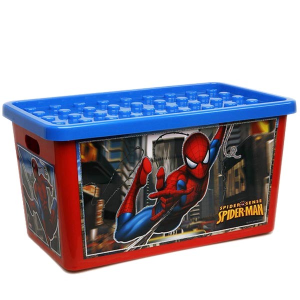 Boite de rangement Spiderman 45 L - la fée du jouet J12203