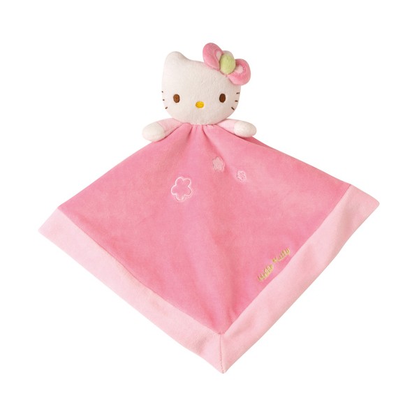 Doudou Zot' marques Personnage Rose hello kitty plat